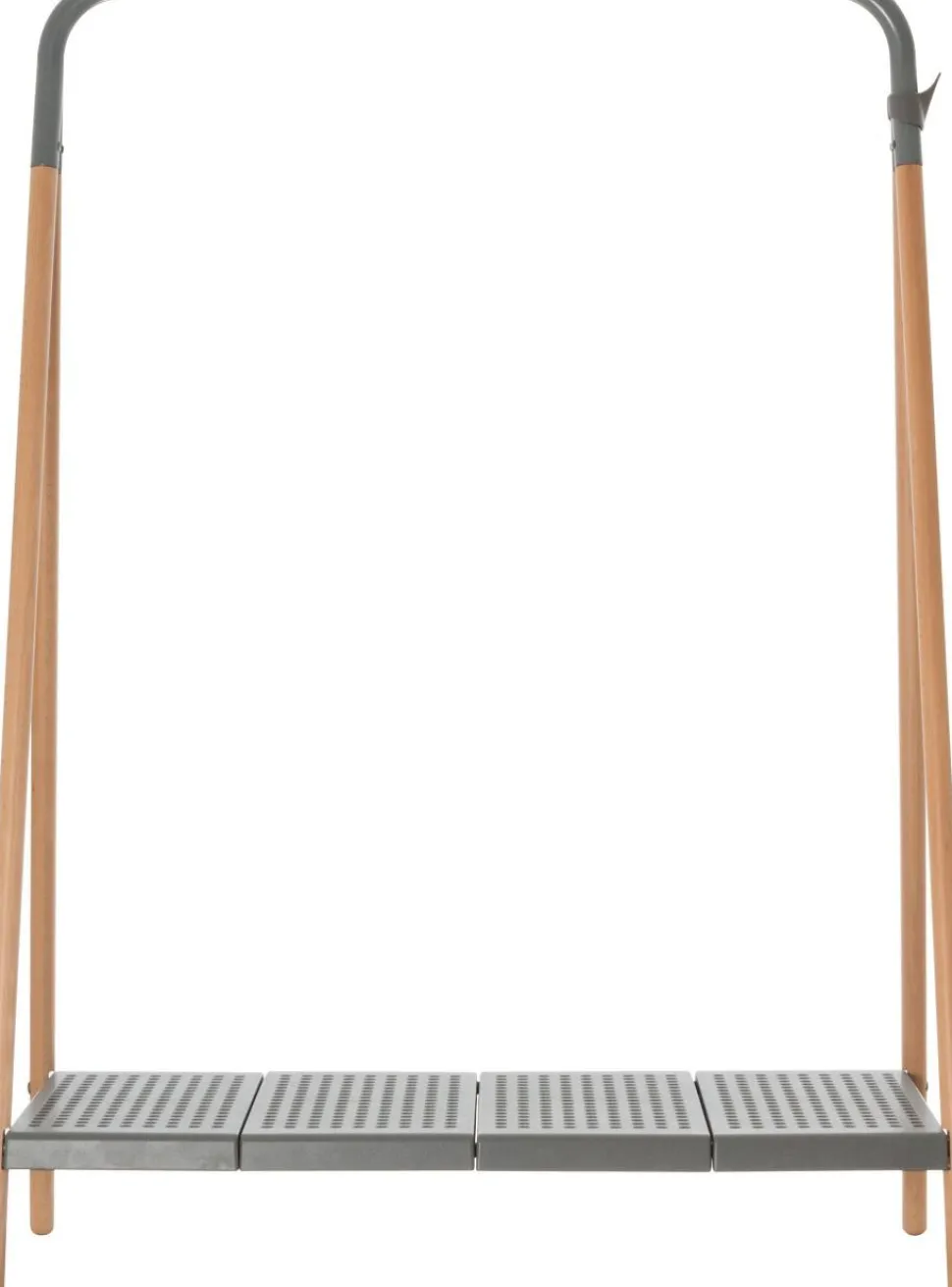 meet powered by PAPERFLOW Kledingrek VBLEND.23.02 1050 x 545 x 1420 mm Hout, metaal Grijs, beuken