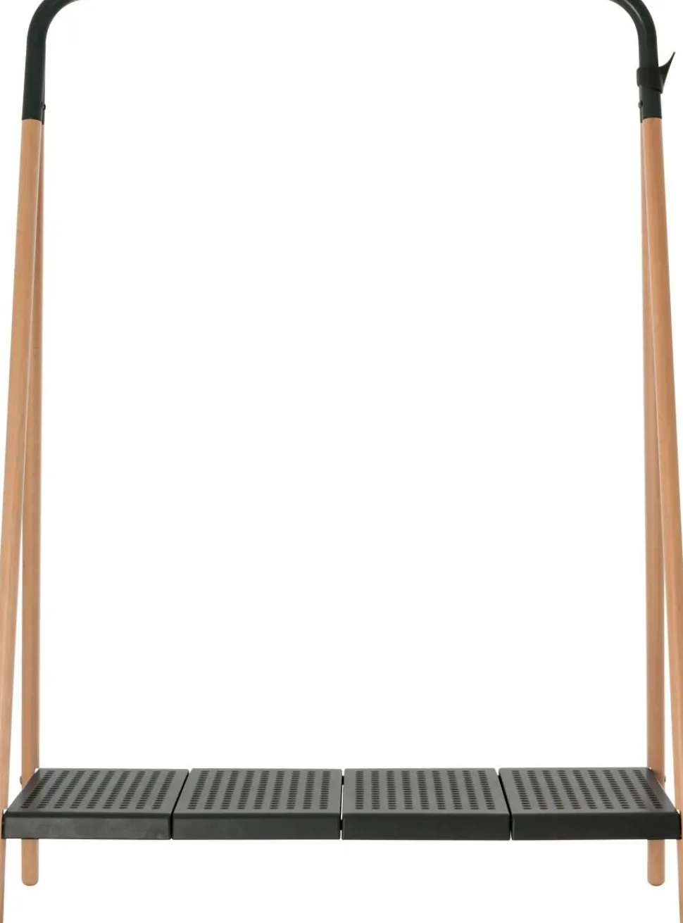 meet powered by PAPERFLOW Kledingrek VBLEND.23.01 1050 x 545 x 1420 mm Hout, metaal Zwart, beuken