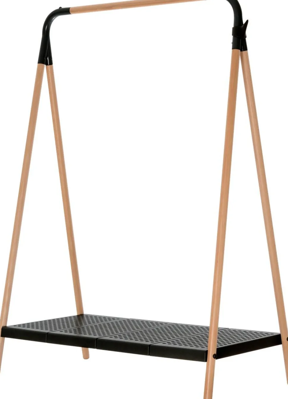 meet powered by PAPERFLOW Kledingrek VBLEND.23.01 1050 x 545 x 1420 mm Hout, metaal Zwart, beuken
