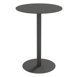 meet powered by PAPERFLOW Kantinetafel Rond Zwart TRCROS80H.01 800 x 1.100 mm