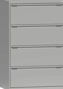 Metaal Archiefkast 4 Lades 840 x 623 x 1.320 mm Grijs
