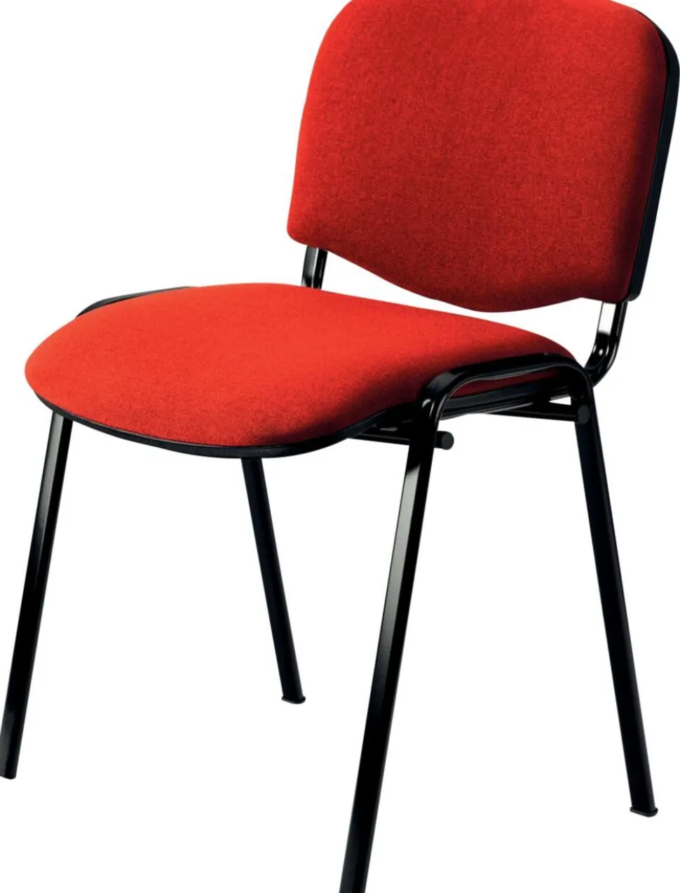 Nowy Styl Bezoekersstoel ISO Plus Stof Rood 4 Stuks