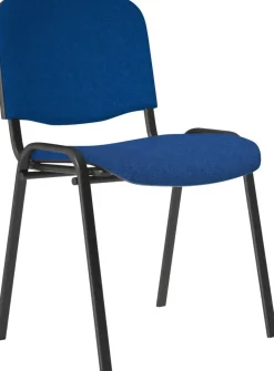 Nowy Styl ISO Plus Bezoekersstoel Stof Optionele armleuning Blauw 110 kg 4 Stuks