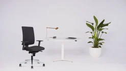 Nowy Styl Navigo Bureaustoel Synchroonmechanisme Stof In hoogte verstelbare armleuning In hoogte verstelbare zitting Zilver, zwart 110 kg 650 x 980 mm