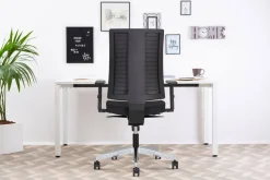 Nowy Styl Navigo Bureaustoel Synchroonmechanisme Stof In hoogte verstelbare armleuning In hoogte verstelbare zitting Zilver, zwart 110 kg 650 x 980 mm