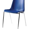Nowy Styl Stapelbare stoel Beta Kunststof Blauw 4 Stuks