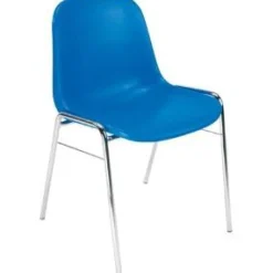 Nowy Styl Stapelbare stoel Beta Kunststof Blauw 4 Stuks