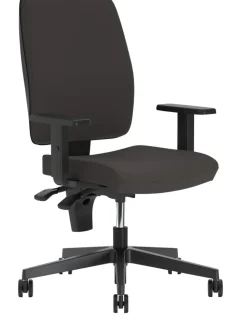 Nowy Styl Taktik Ergonomische stoel Permanent Contact Stof In hoogte verstelbare armleuning In hoogte verstelbare zitting Donkergrijs 110 kg