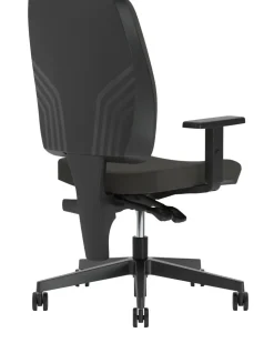 Nowy Styl Taktik Ergonomische stoel Permanent Contact Stof In hoogte verstelbare armleuning In hoogte verstelbare zitting Donkergrijs 110 kg