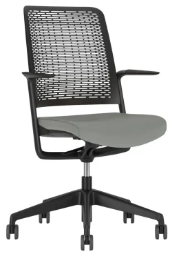 Nowy Styl WithMe Vergaderstoel Synchroonmechanisme Vaste armleuning Zwart 110 kg 480 x 645 x 1.100 mm