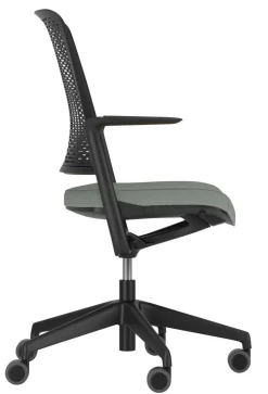 Nowy Styl WithMe Vergaderstoel Synchroonmechanisme Vaste armleuning Zwart 110 kg 480 x 645 x 1.100 mm