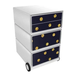 Paperflow Easybox Mobiel ladeblok met 4 lades 642x390x436 mm Balls Design
