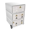 Paperflow Easybox Mobiel ladeblok met 4 lades 642x390x436 mm Ethnic Design