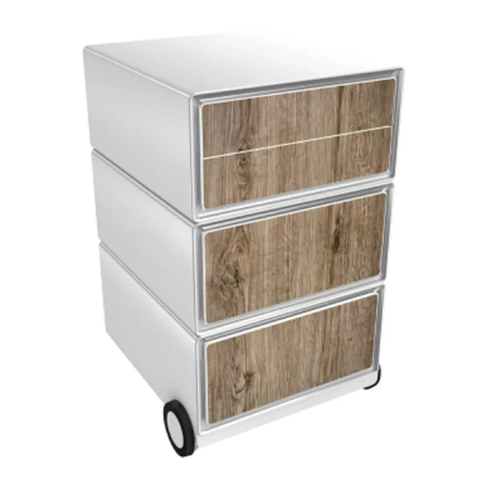Paperflow Easybox Mobiel ladeblok met 4 lades 642x390x436 mm Timber Design