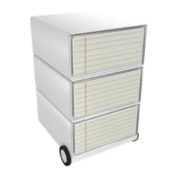 Paperflow Easybox Mobiel ladeblok met 4 lades 642x390x436 mm Notebook design