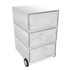 Paperflow Easybox Mobiel ladeblok met 4 lades 642x390x436 mm Marble Design