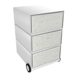 Paperflow Easybox Mobiel ladeblok met 4 lades 642x390x436 mm Paper Fibre Design