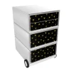 Paperflow Easybox Mobiel ladeblok met 4 lades 642x390x436 mm Triangles design