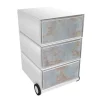 Paperflow easybox mobiele ladenblok met 3 lades 642x390x436mm globe