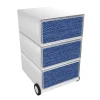 Paperflow easybox mobiele ladenblok met 3 lades 642x390x436mm jean