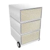 Paperflow easybox mobiele ladenblok met 3 lades 642x390x436mm hollywood