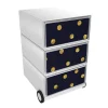 Paperflow easybox mobiele ladenblok met 3 lades 642x390x436mm balls
