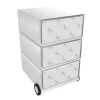 Paperflow easybox mobiele ladenblok met 3 lades 642x390x436mm brick