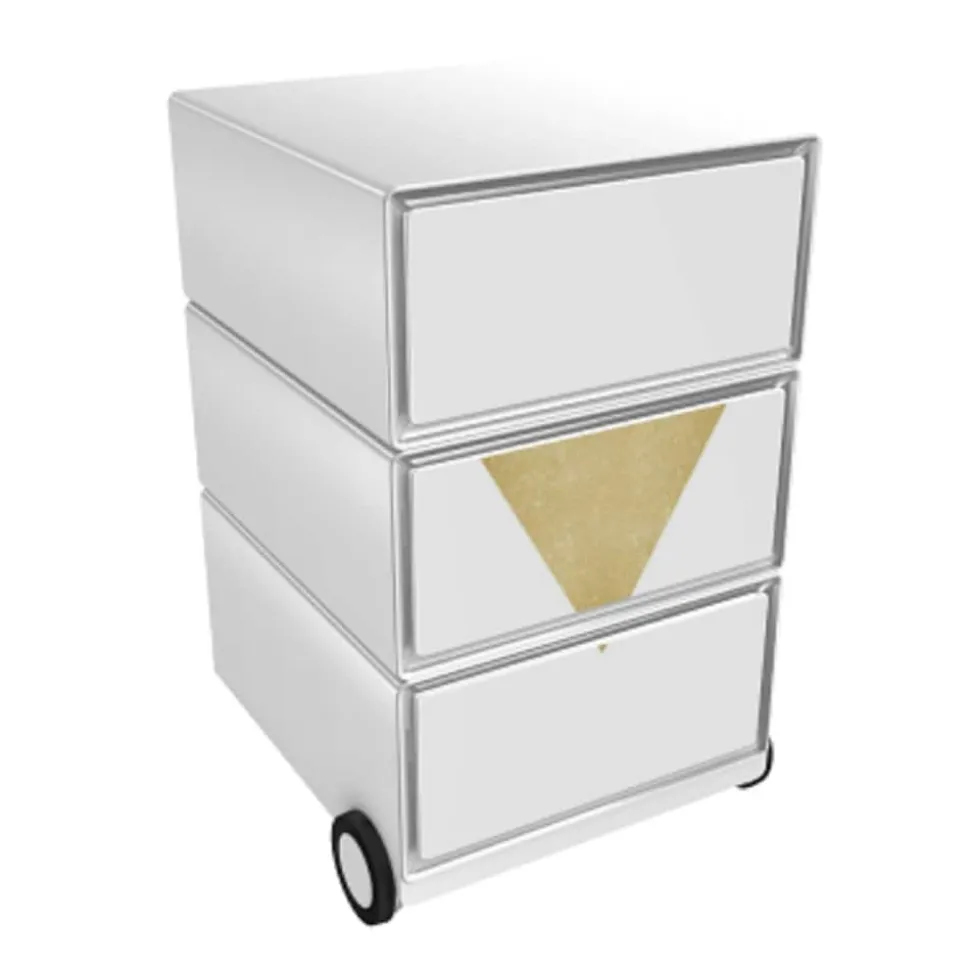 Paperflow easybox mobiele ladenblok met 3 lades 642x390x436mm bermuda