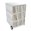 Paperflow easybox mobiele ladenblok met 3 lades 642x390x436mm cords