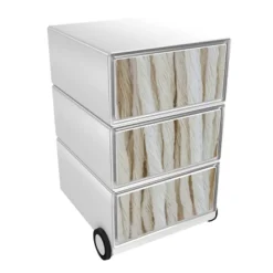 Paperflow easybox mobiele ladenblok met 3 lades 642x390x436mm cords