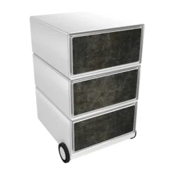 Paperflow easybox mobiele ladenblok met 3 lades 642x390x436mm vulnus