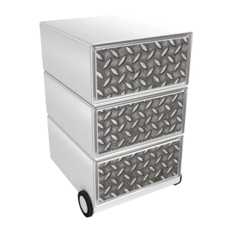 Paperflow easybox mobiele ladenblok met 3 lades 642x390x436mm calissons