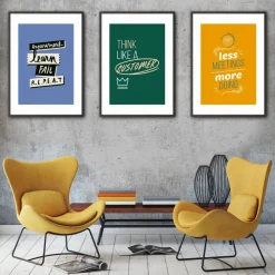 Paperflow Lijst met motiverende slogan 