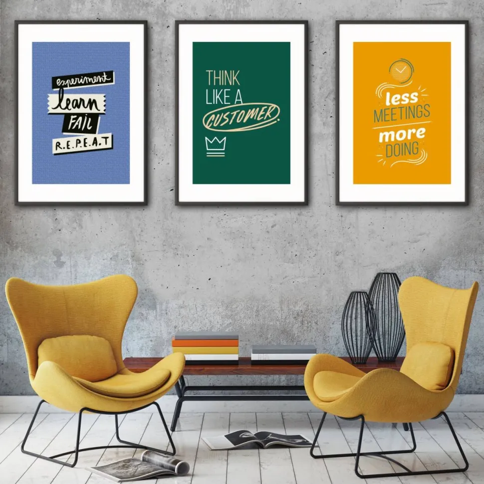 Paperflow Lijst met motiverende slogan "Less Meetings More Doings" 210 x 297 mm Kleurenassortiment