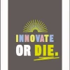 Paperflow Lijst met motiverende slogan "Innovate Or Die" 420 x 594 mm Kleurenassortiment