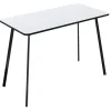 Paperflow Thuiskantoorbureau Rechthoekig Wit 4 metalen poten 1.000 (B) x 500 (D) x 750 (H) mm Melamine