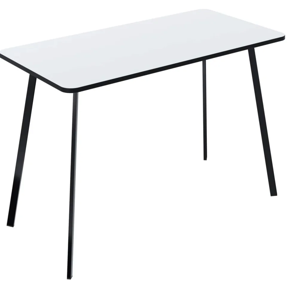 Paperflow Thuiskantoorbureau Rechthoekig Wit 4 metalen poten 1.000 (B) x 500 (D) x 750 (H) mm Melamine