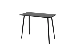 Paperflow Thuiskantoorbureau Rechthoekig Zwart 4 metalen poten 1.140 (B) x 600 (D) x 750 (H) mm Melamine