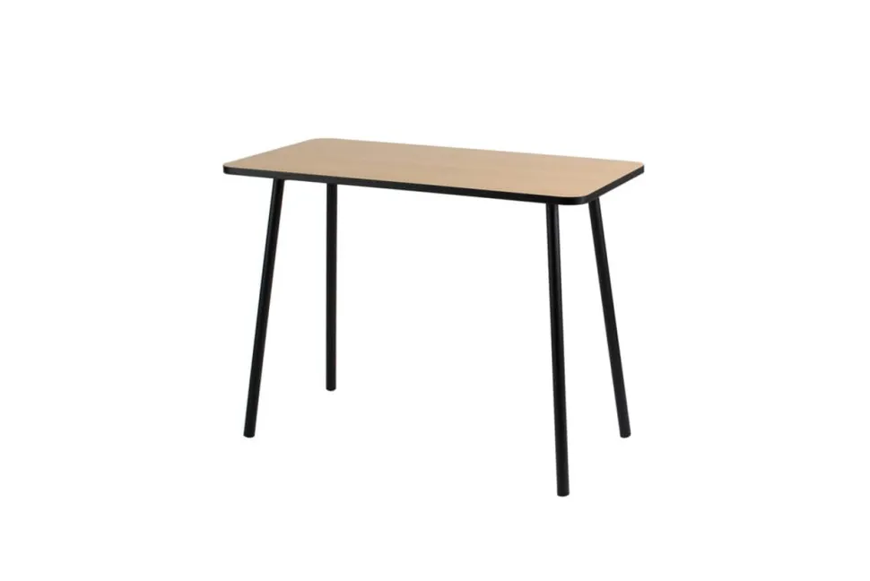 Paperflow Thuiskantoorbureau Rechthoekig Beuken 4 metalen poten 1.140 (B) x 600 (D) x 750 (H) mm Melamine
