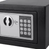 Pavo Electronic Mini Veiligheidskluis Combinatieslot Zwart