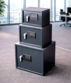 Pavo Electronic Veiligheidskluis Combinatieslot Grijs