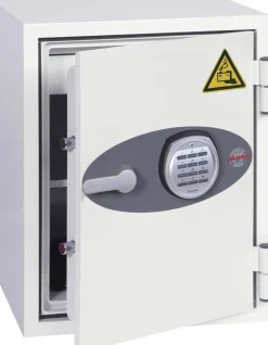 Phoenix Battery Fighter Veiligheidskluis Elektronisch slot 63 L BS0441E Wit