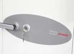 Phoenix Brandkluis met Sleutel Slot FS0441K 63L 640 x 500 x 500 mm Wit