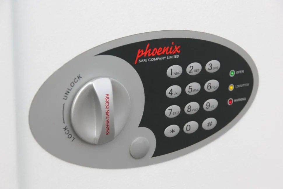 Phoenix Cygnus Sleutelkluis Elektronisch slot 7,5 l KS0032E Wit