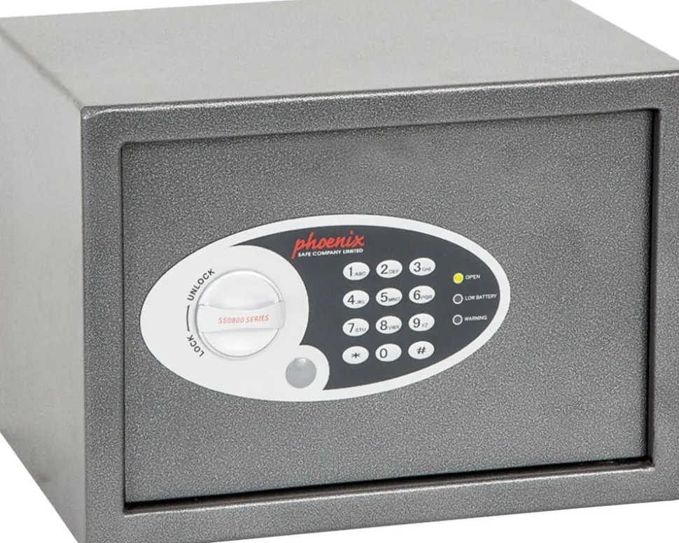 Phoenix Dione Hotel Veiligheidskluis Elektronisch slot 16 L SS0301E Grijs