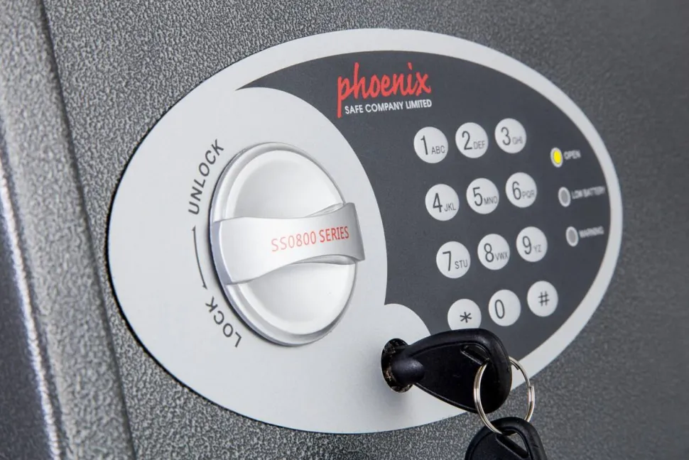 Phoenix Dione Hotel Veiligheidskluis Elektronisch slot 16 L SS0301E Grijs