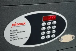 Phoenix Hotel Veiligheidskluis met Elektronisch Slot Dione SS0311E 200 X 520 x 406 mm Grafiet