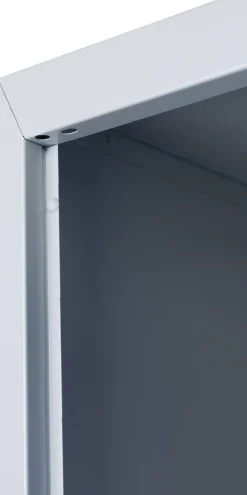 Phoenix Personal Lockers Staal Garderobekast 1 Deurs Sleutelslot 300 x 500 x 1,830 mm Blauw, Grijs