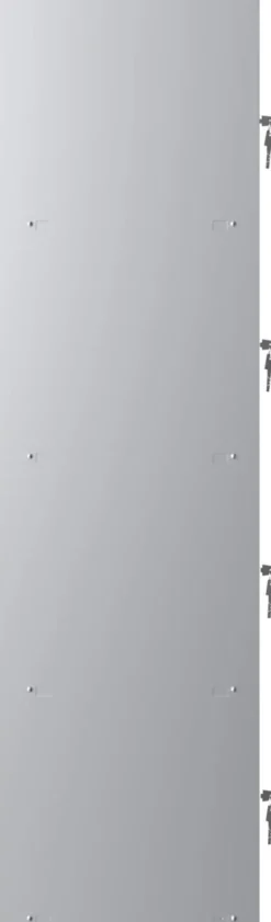 Phoenix Personal Lockers Staal Garderobekast 4 Deurs Sleutelslot 300 x 500 x 1,830 mm Grijs