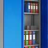 Phoenix SC Kast Staal 4 Planken Afsluitbaar 1.000 x 500 x 1.900 mm Grijs, blauw